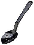 Perforated Spoon 11" Black Polycarbonate
