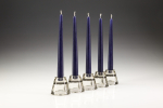 Tapered Candles 10" Dark Blue - Pack of 50