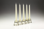 Tapered Candles 10" Ivory - Pack of 50