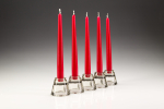 Tapered Candles 10" Red - Pack of 50