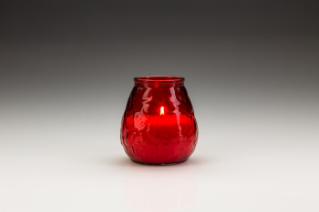 Glass Lowboy - Red