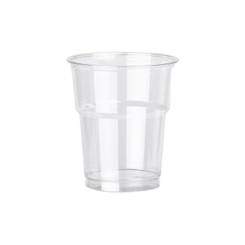 Clear 8oz PET Plastic Smoothie Cup