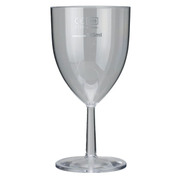 200ml PS Wine Glass CE Marked 125ml