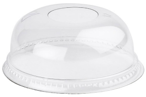 Cod Lids Drinkware - Cold Domed Lid with Hole to fit 15oz Cups - Adcock Express