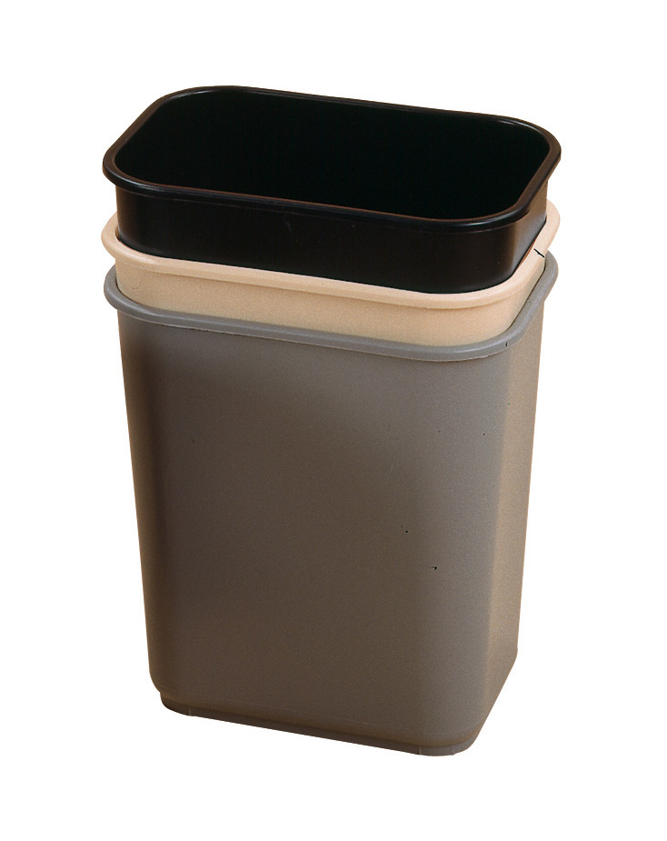 Rectangular Waste Bin Rectangular Waste Bin - Grey - Adcock Express