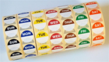 Daydot Food Labels - Tuesday 1000 per roll Daydot Food Labels - Tuesday 1000 per roll