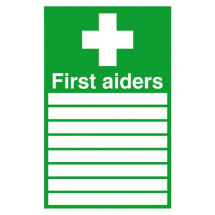 First Aiders (with spaces) and symbol 300x200 Rigid First Aiders (with spaces) and symbol 300x200 Rigid