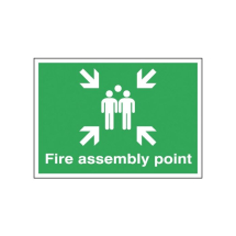 Fire Assembly Point - 450x600 Rigid Sign Fire Assembly Point - 450x600 Rigid Sign