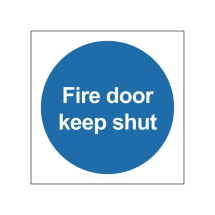 Fire Door Keep Shut Sign 100x100 Rigid Fire Door Keep Shut Sign 100x100 Rigid