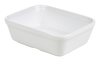 Genware Porcelain Rectangular Pie Dish White 12 Pck Genware Porcelain Rectangular Pie Dish White 12 Pck