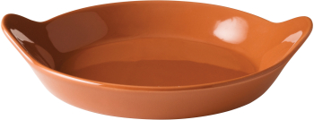 Copper Round Eared Dish