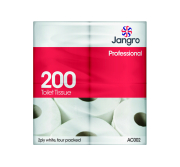 Jangro 200 sheet Twin Wrapped Toilet Roll