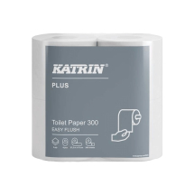 82506 Katrin Plus Easy Flush Toilet Roll 400sh 2ply CTNx20