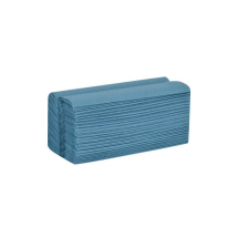 Katrin Z-fold 1ply Hand Towels Blue CTNx4500