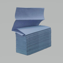 Professional Flushable Z Fold Hand Towel 1 Ply Blue