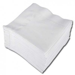 39/3ply Napkins - White 8 Fold