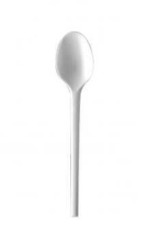 Plastic Hilite white cutlery - Coffee/Teaspoon 121mm CTNx1000
