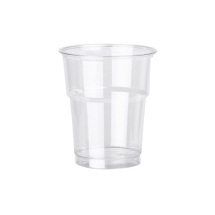 Clear 10oz PET Plastic Smoothie Cup