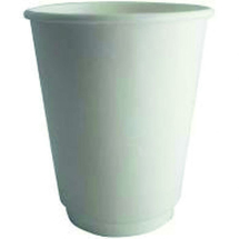 White Double Walled Cup 12oz