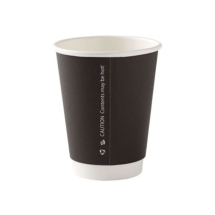 Black Double Walled Cup 12oz