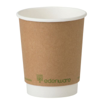 Edenware Compostable Double Wall Coffee Cup 8oz