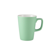 Genware Porcelain Latte Mug 12oz Green