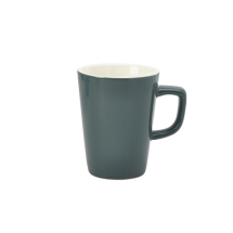 Genware Porcelain Latte Mug 12oz Grey