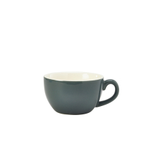 Genware Grey Porcelain Bowl Shaped Cup 25cl/8.75oz