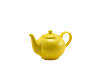 Genware Porcelain Teapot 45cl 15.75oz Yellow