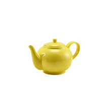Genware Porcelain Teapot 85cl 30oz Yellow
