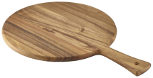 Acacia Wood Pizza Paddle Board 33cm Dia