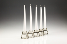 Tapered Candles 10inch White - Pack of 50