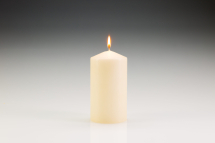 Pillar Candle 80/150 Ivory Pack of 10