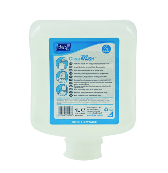 Deb Refresh Clear Foam Wash Hand Cleanser 1Litre