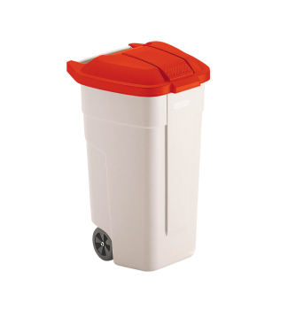 Lid for Mobile Wheelie Waste Container Red