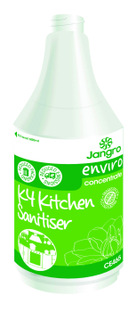 Trigger Bottle for Enviro K4 Concentrate-Kitchen Sanitiser