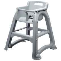 High Chair Grey Plastic