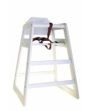 High Chair Assembled White