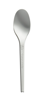 CPLA Compostable White Dessert Spoons