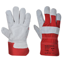 Premium Chrome Rigger Glove Red XL/10.5