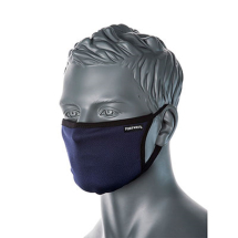 Knitted Cloth Face Mask Navy 3ply CTNx25