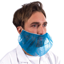 Beard Masks Blue Pack of 100
