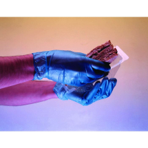 GD14 Powderfree Vinyl Gloves Blue - Large