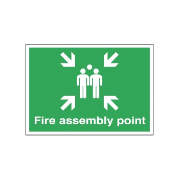 Fire Assembly Point - 450x600 Rigid Sign