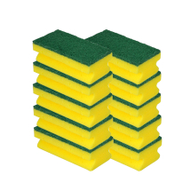 Abrasive Easigrip Sponge Scourers - Yellow/Green