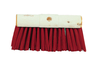 Yard Broom 13Inch Red PVC