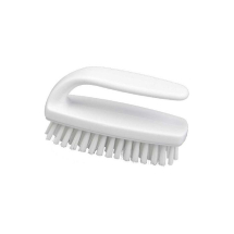 Hygiene Grippy Nail Brush, Stiff 110mm, White