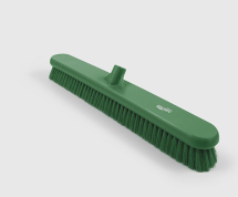Hygiene Platform Broom Stiff/Soft 600mm - Green
