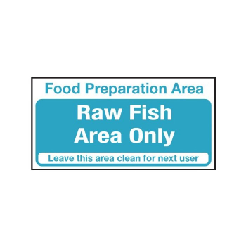 Raw Fish Area Only - 200 x 100mm S/A