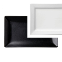 Noir Rectangular Black Plate 10x5.75inch Carton x 12
